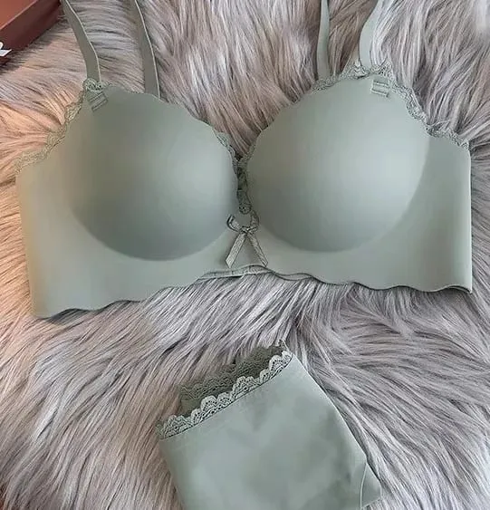 Set reggiseno push up da donna di vendita caldo Set di lingerie comfort anti-cedimento con supporto wireless senza soluzione di continuità S-XLAB per l'uso quotidiano delle giovani donne — image 13