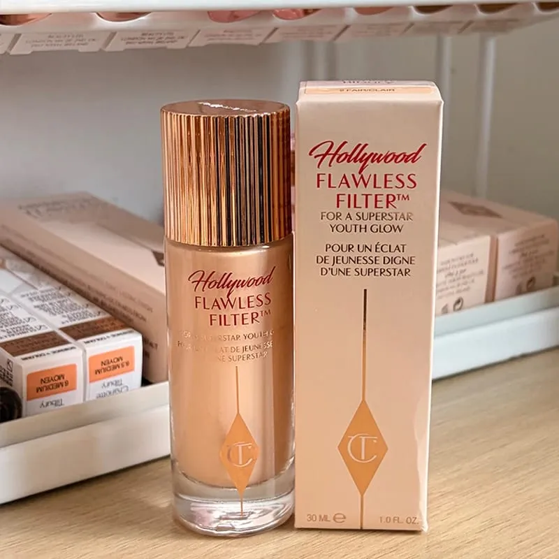 Charlotte Tilbury CT Highlighter Foundation Continuously Texture of The Makeup Hydrating Concealer Brightens Powder Compact — image 10