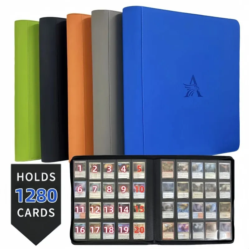 20 Poket - Pengikat Kad Dagangan Premium Memegang 1280 Kad Perlindungan Muktamad untuk TCG & Kad Sukan. Impian Pengumpul 6 Warna — image 6