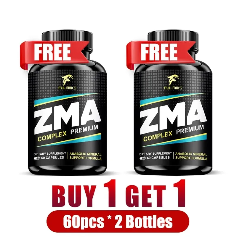 Buy 2 Get 2 Free! Easter Gift ZMA Supplements Capsules with Zin Vitamin B-6 Support Energy Brain Overall Health — image 9