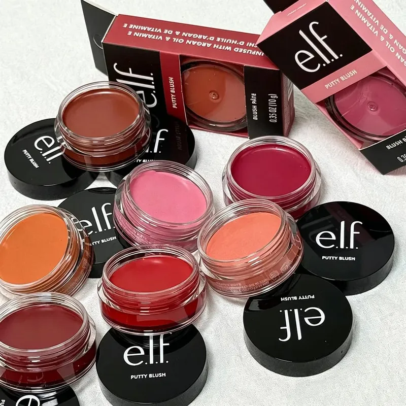 Elf Putty Blush Single Matte Cream Blush Dual-ใช้เป็นครีมอายแชโดว์ โทนสีอ่อนธรรมชาติสำหรับการแต่งหน้าบนใบหน้าทุกวันได้อย่างง่ายดาย — image 4