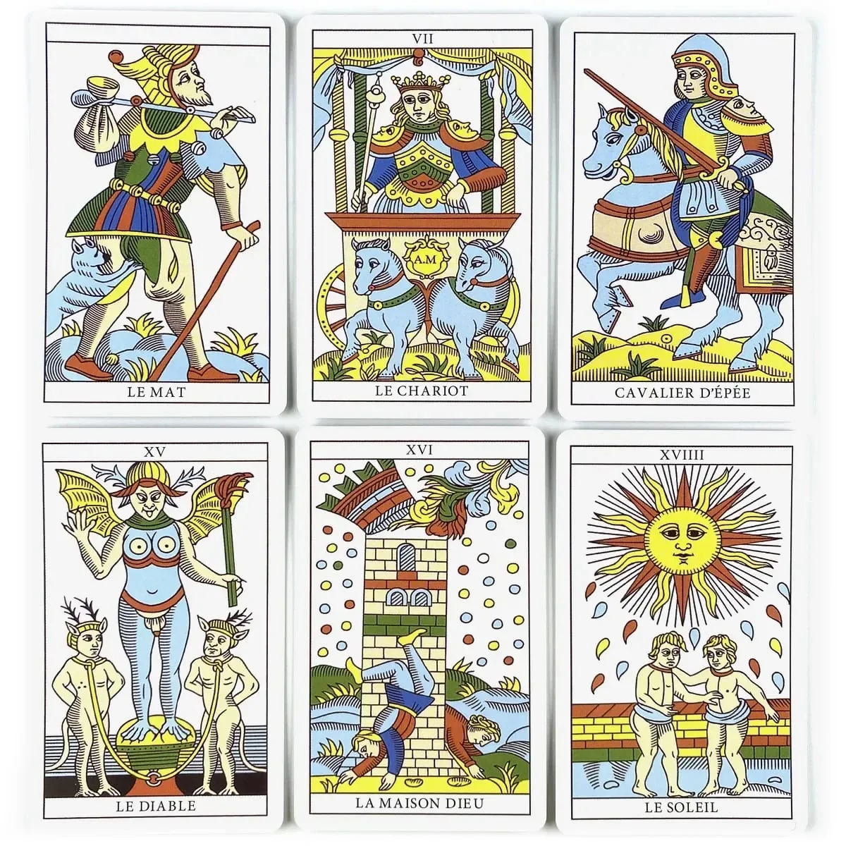 Mini Tarot von Marseille Tarot Deck Freizeit Party Tisch Gameplay Wahrsagerei Prophezeiung Oracle Karten Unterhaltung Brettspiel — image 3
