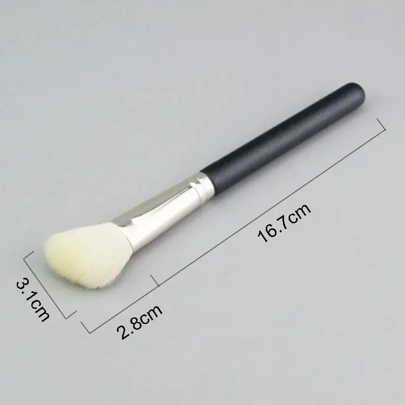 Angled Blush Brush Goat Hair Make up Cream Blush Brush Eye Shadow Blending Contour Makeup Brushes Cosmetic Makeup Tools M168 — image 4