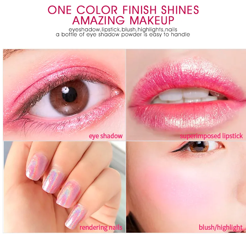 Neue Ankunft Glitter Lidschatten Metallic Lose Pulver Wasserdicht Schimmer Pigmente Farben Lidschatten Make-Up Kosmetik — image 6