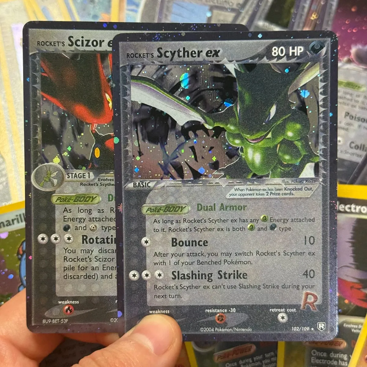 Proxykort Team Rocket Returns (TR) Rocket's Moltres Rocket's Sneasel Treecko Star Dark Ampharos Azumarill Mudkip Star — image 3