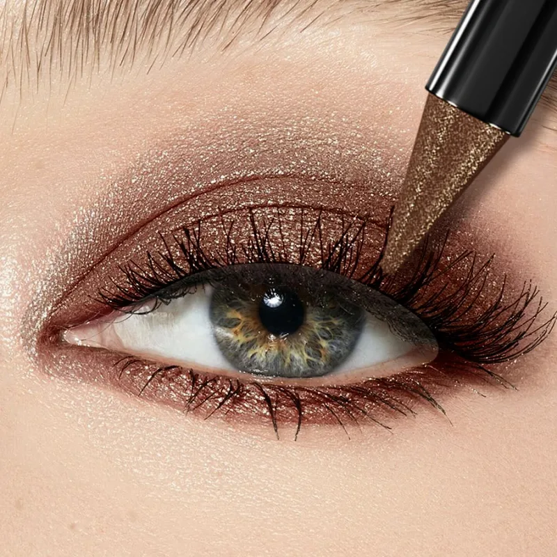25 Color 1PC Pearl Eyeshadow Stick Waterproof Long Lasting Glitter & Matte Color Eye Shadow Makeup Face Highlight Cosmetics Gift — image 5