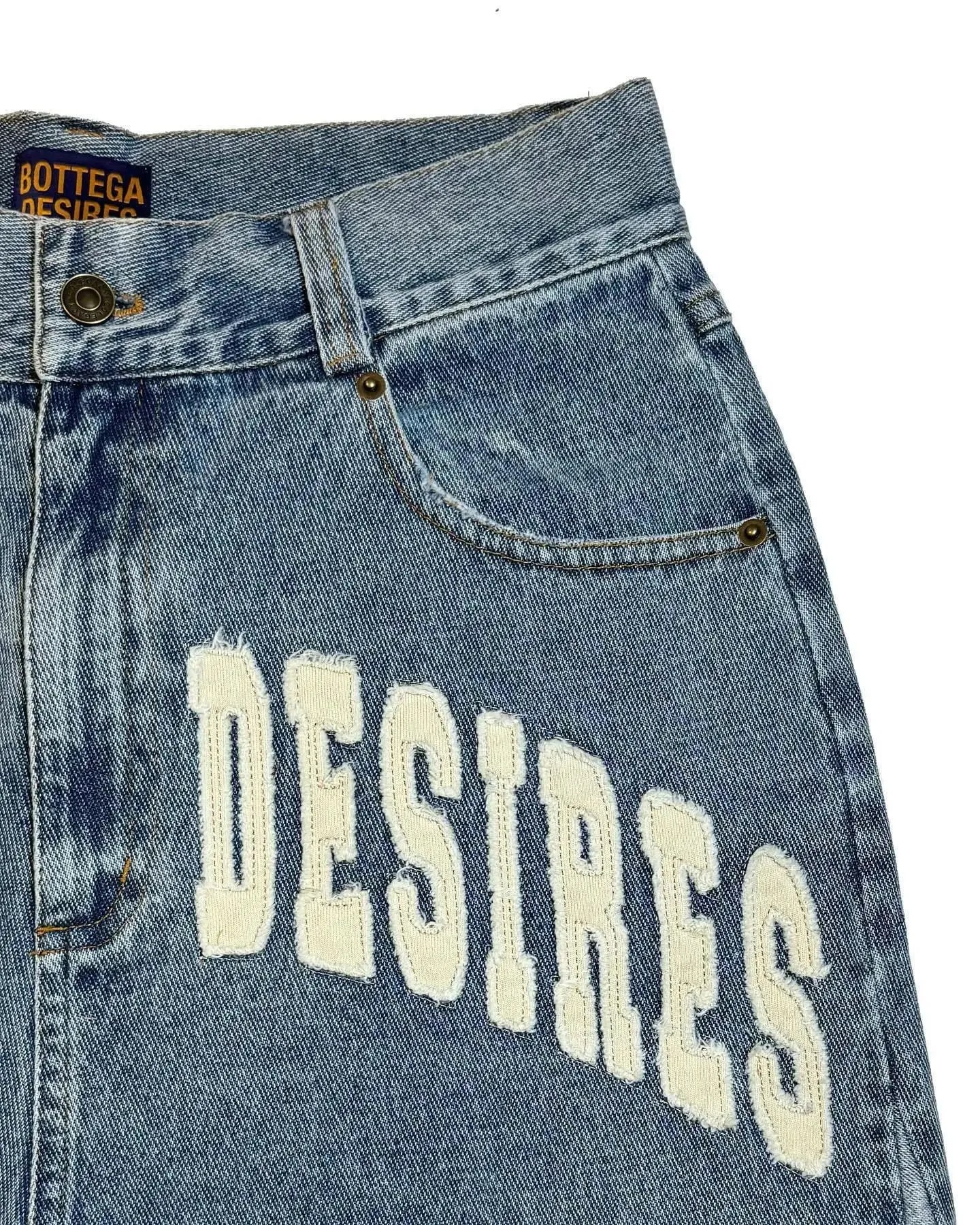 American Style Harajuku Retro Denim Shorts with Letter Embroidery Oversized Jeans Men Y2k Loose Casual Versatile Shorts Woman — image 9