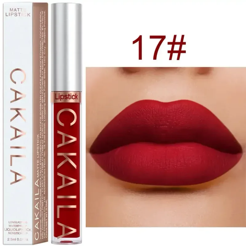 Lip Gloss Waterproof Matte Liquid Gincu Tahan Lama Baldu Lipgloss Tiub Tint Pigmen Bogel Kosmetik Makeup Bibir — image 22