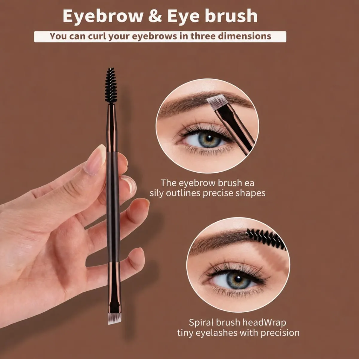 15Pcs Professional Makeup Brush Set Soft Synthetic Hair Foundation Powder Blending Eye Brushes With Leather Bag Beauty Cosmetic — image 4