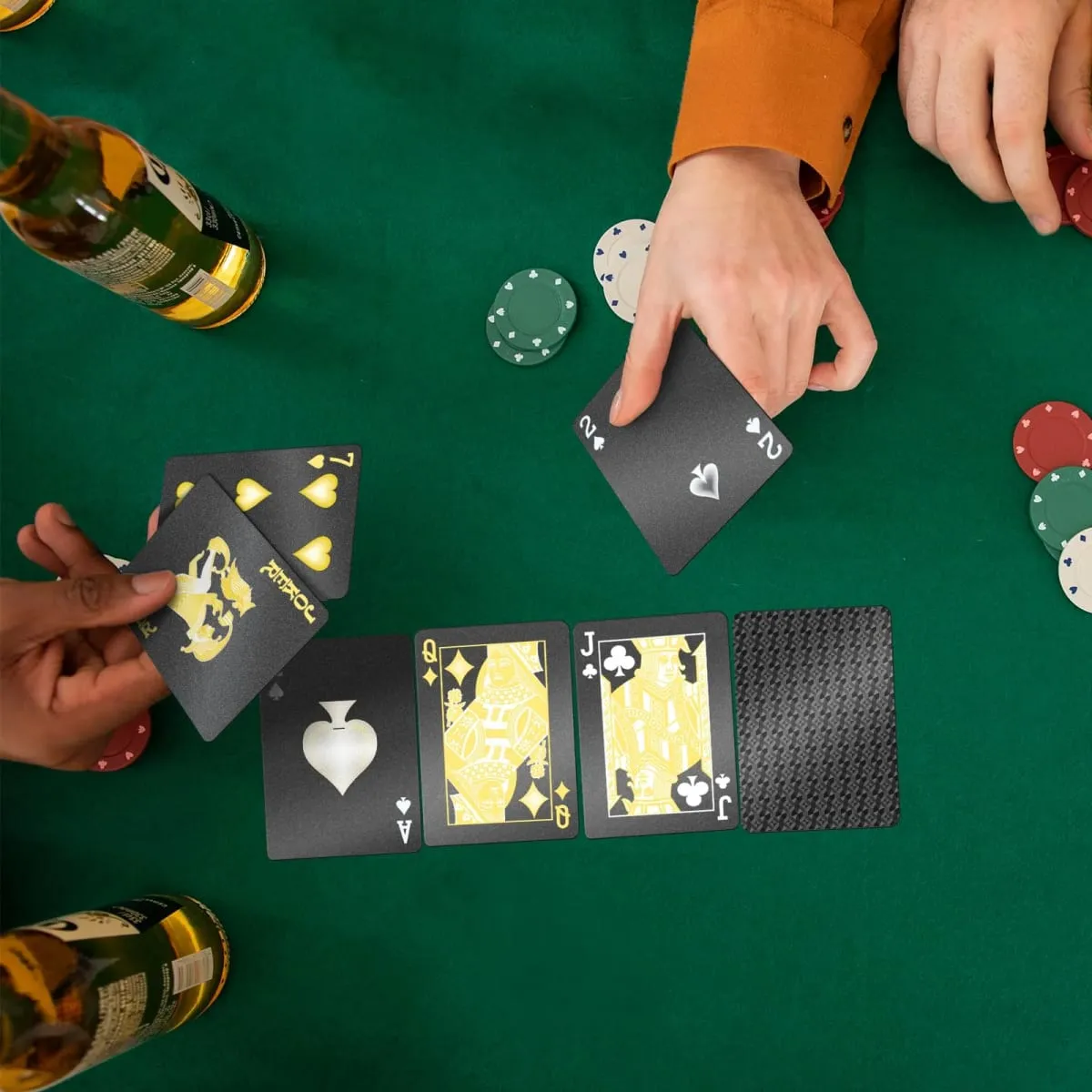 Kartu Bermain Plastik Tahan Air - Permainan Kartu Ajaib Profesional Dek Poker Warna Kreatif untuk Koleksi Permainan Papan Pesta — image 6