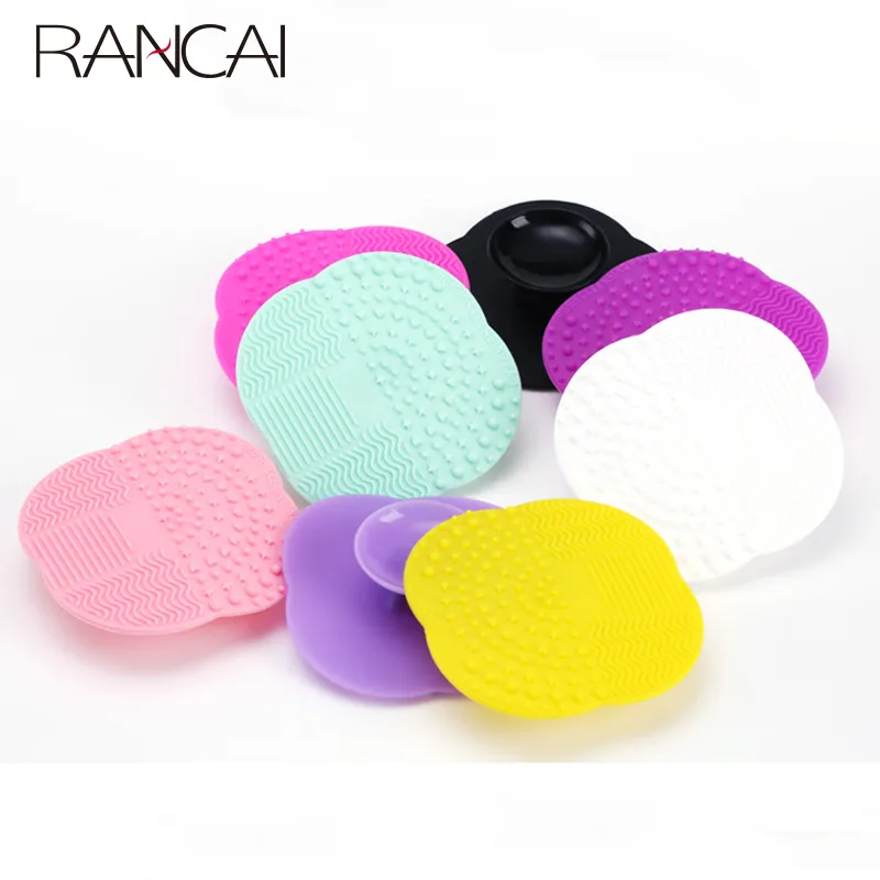 1Pcs Small Size Silicone Sucker Brush Cleaning Mat Make up Brush Cleaner Cosmetic Clean Tools For Makeup Brushes — image 6