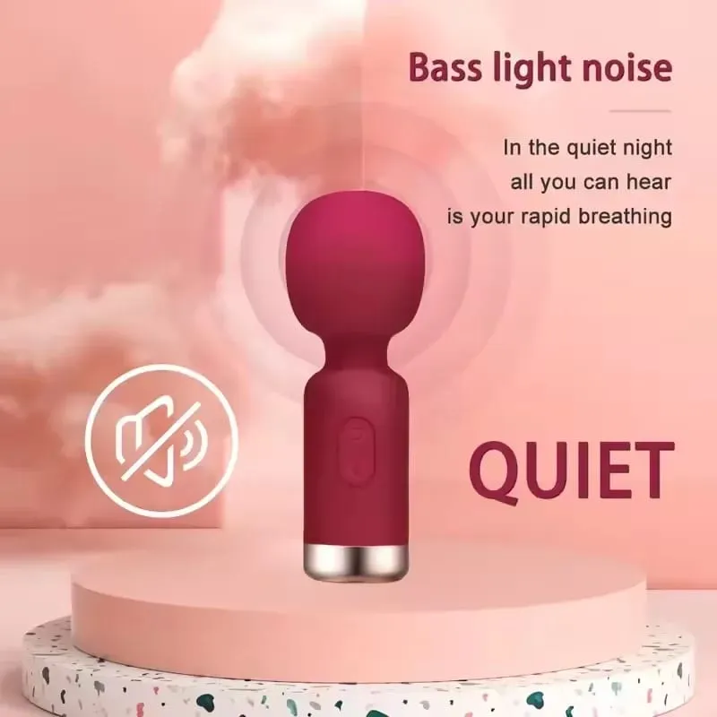 Vibromasseur AV puissant pour femme, stimulateur de Clitoris du point G, baguette magique, masseur de mamelon, gode masturbateur, jouet sexuel pour femme de 18 ans et plus — image 5