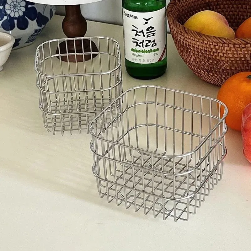 Rustfrit stål Comestic Tools Opbevaringskurv Multi-Purpose Makeup Børster Hudplejeværktøj Parfume Organizer Kosmetisk Sorteringsboks — image 6