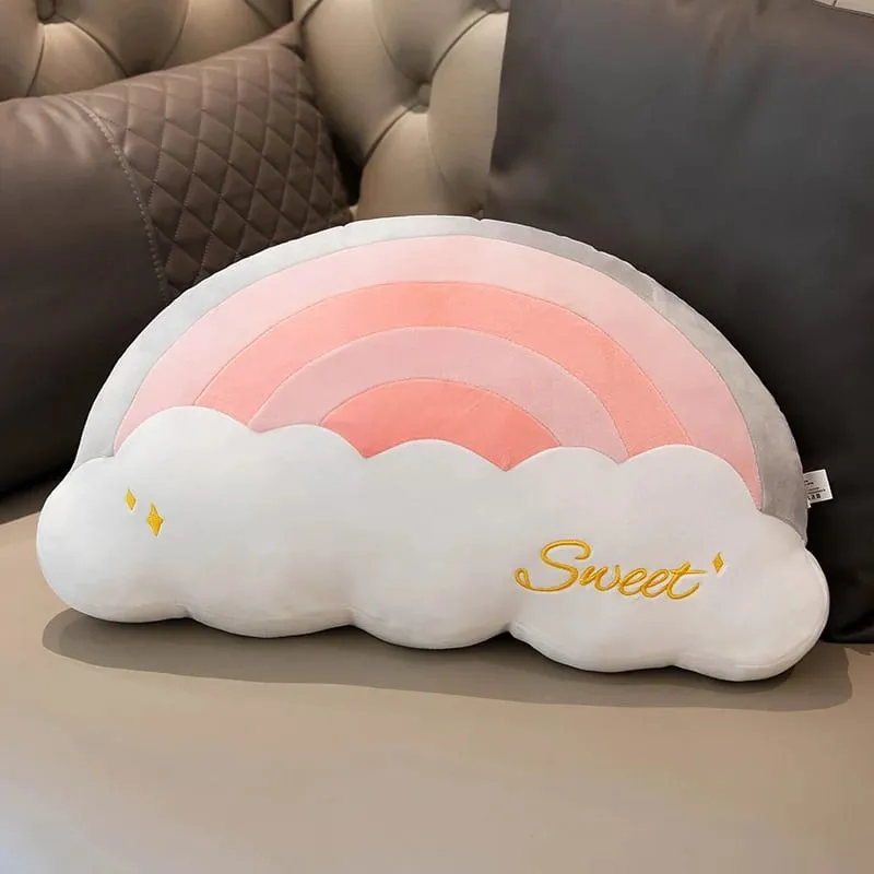 INS HOT Colore della caramella Nuvola Stella Peluche Cuscino Arcobaleno colorato Corona Cuscino Cuscino Divano Decorazione della casa Cuscino di tiro Giocattolo — image 24