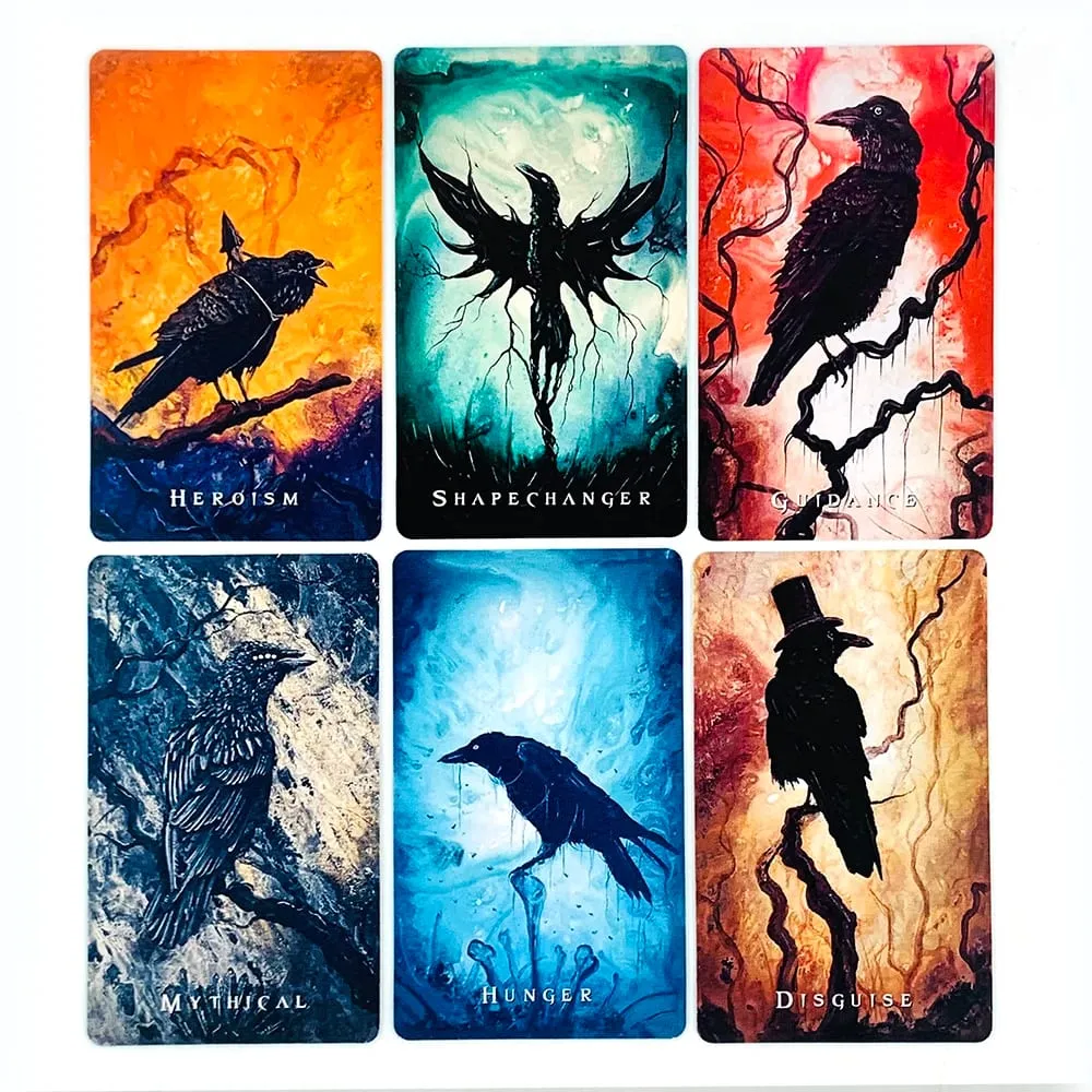 Baralho oracle requintado com 53 cartas, baralho oracle com arte surreal e fantasia, perfeito para adivinhação e presentear — image 4
