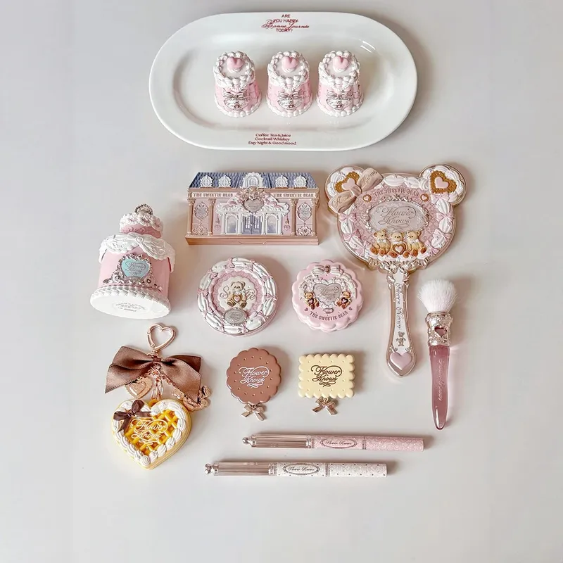 Neu eingetroffen: Flower Knows The Sweetie Bear Collection Mini Setting Powder Cookie Perfume und Dual Ended Brow Gel und Pencil — image 6