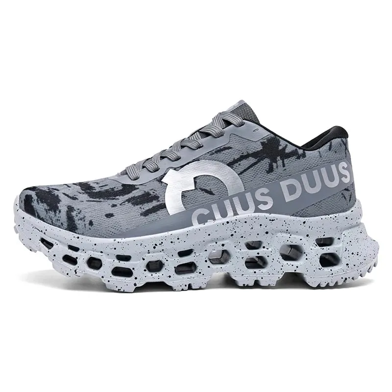 Men Sneakers High-quality Mesh Breathable Hollow Out Soft Sole Rebound Anti Slip Marathon Sports Shoes Comfort Outdoor Running — image 12