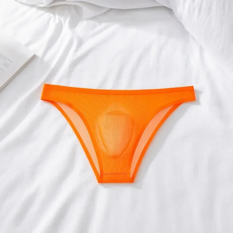 Bequeme Herren-Triangel-Höschen aus Eisseide, atmungsaktiv, große Größe, dünne Slips für Herren, Dessous, Unterhose, Unterwäsche für Herren — image 11