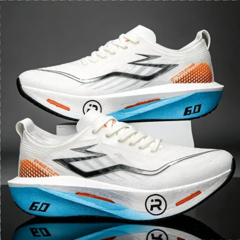 Chaussures de course légères et respirantes pour hommes et femmes, baskets de Marathon en planche de carbone, confortables, athlétiques, antidérapantes, Sports spécialisés — image 3