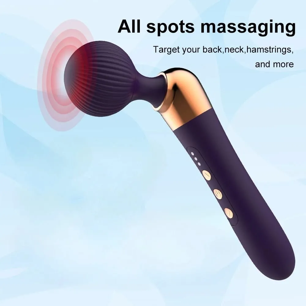 Leistungsstarker Vibrator, 20 Geschwindigkeiten, Klitoris, G-Punkt-Stimulation, AV-Zauberstab, Stabmassagegerät, Dildo, Masturbator, erotisches Sexspielzeug für Erwachsene, 18