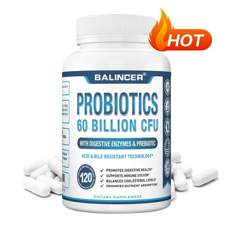 Probiotic + Prebiotic Supplements - Contains Digestive Enzymes To Support Digestive Health and The Immune System — image 6