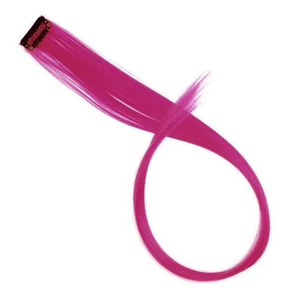 Clip sintetica lunga dritta da 22 pollici nelle estensioni dei capelli Posticci ad alta temperatura Colori arcobaleno Accessori per capelli per le donne — image 14