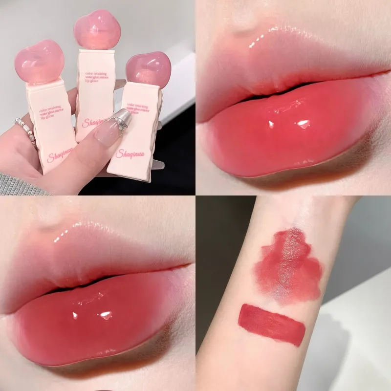 Clear Moisturizing Mirror Vand Flydende Læbestift Holdbar Hydrating Pink Lip Gloss Plumping Sexy Lip Tint Makeup Korean Cosmetics — image 12