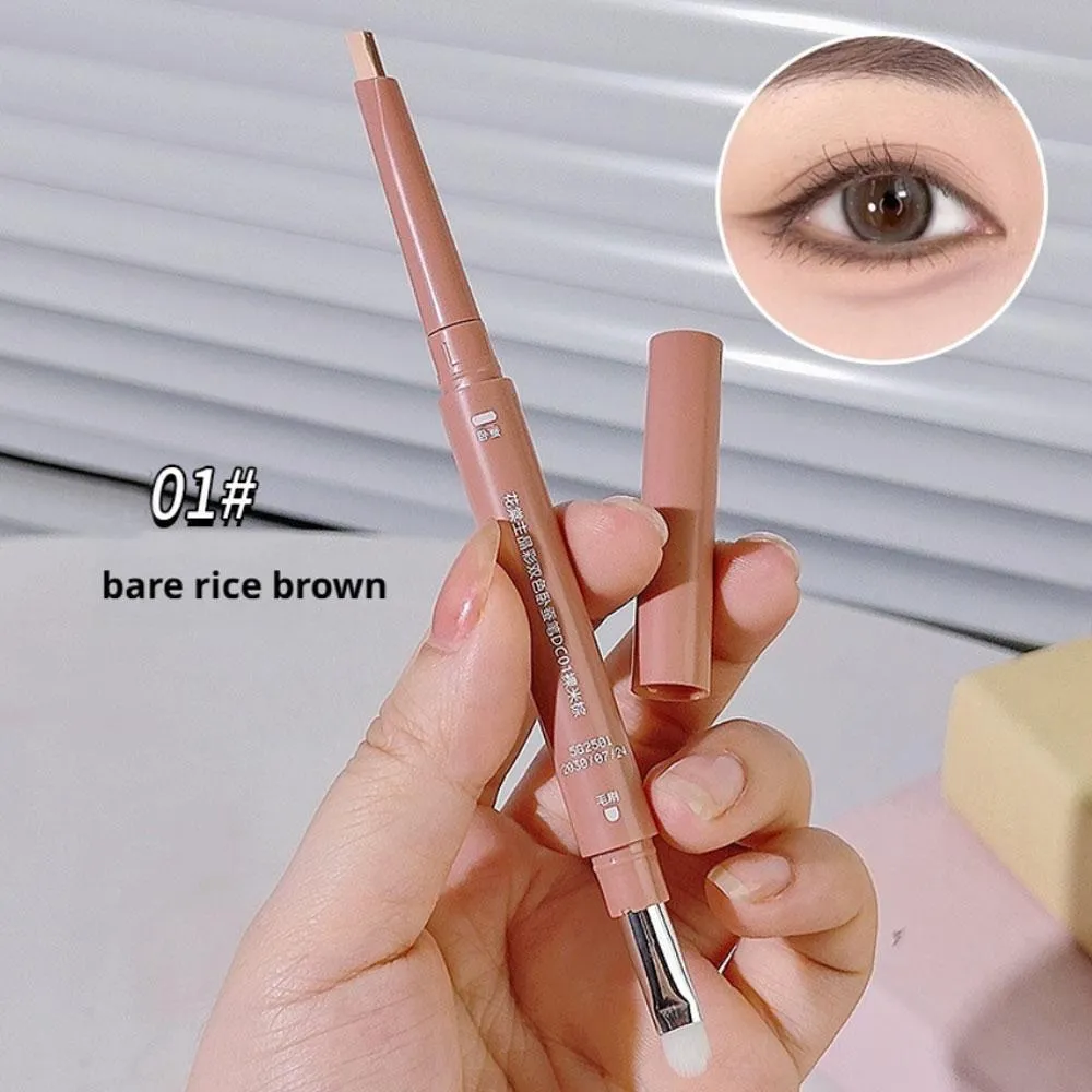 2 in 1 Double-headed Eye กระเป๋าปากกาสดใสเงากันน้ำ Anti-smudge ยาวนาน 3D Eye กระเป๋า Brightening ธรรมชาติแต่งหน้า — image 2