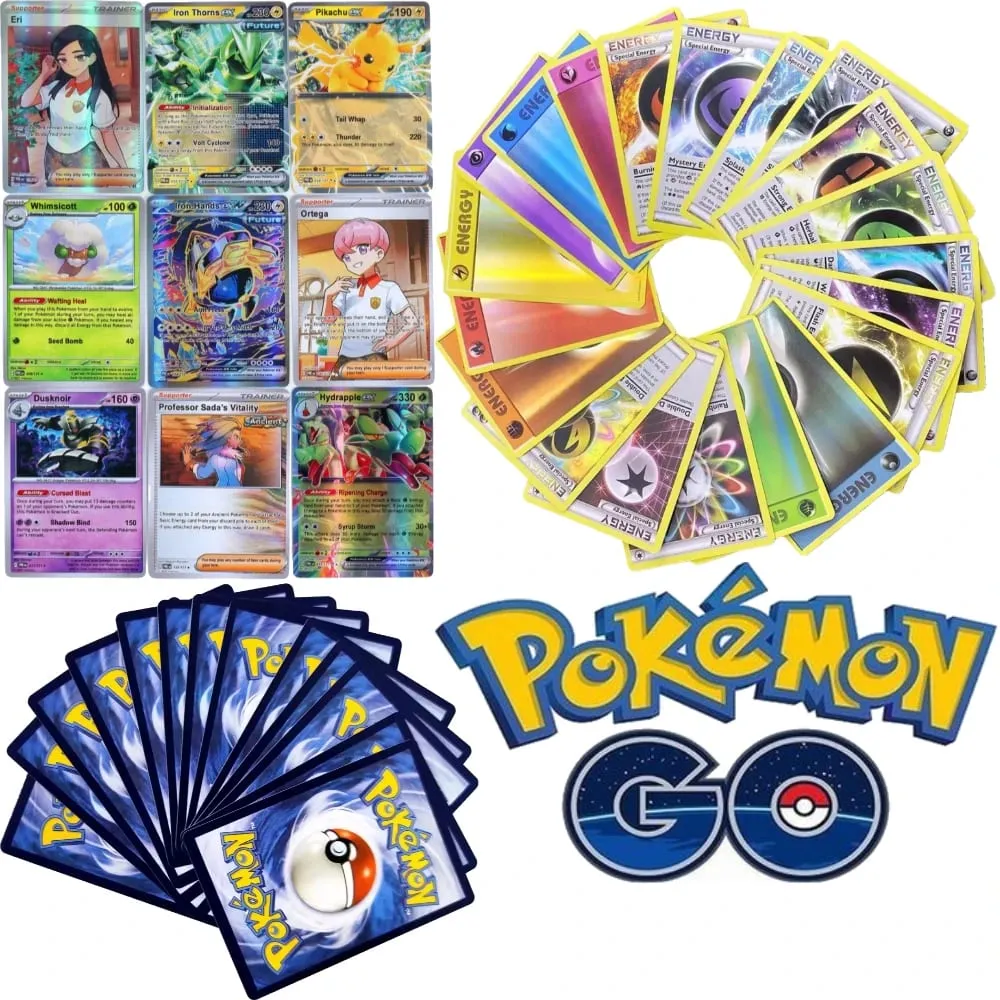10 pacchetti di carte Pokémon Stelle luminose 151 evoluzioni prismatiche PALDEAN FATES Regalo di carte di transazione di battaglia di rinforzo inglese — image 5