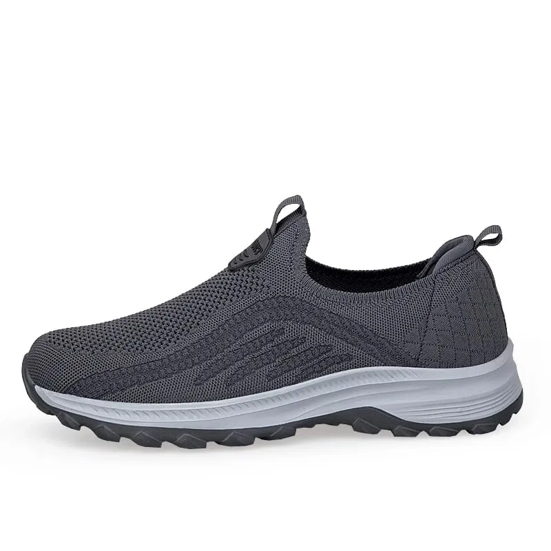 Plus big 49 50 51 52 Men's Elderly Slip-On Walking Shoes Breathable Mesh Non-Slip Casual Sneakers Lightweight Comfort Shoes — image 4