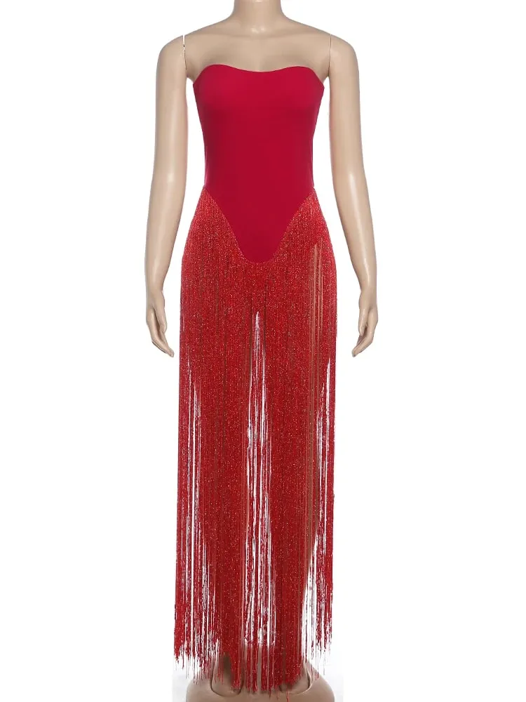 이상한 Puss 발렌타인 데이 바디 수트 여성 Strapless 패치 워크 술 섹시한 해변 휴가 Clubwear Midnight Party Tight Body Tops — image 7