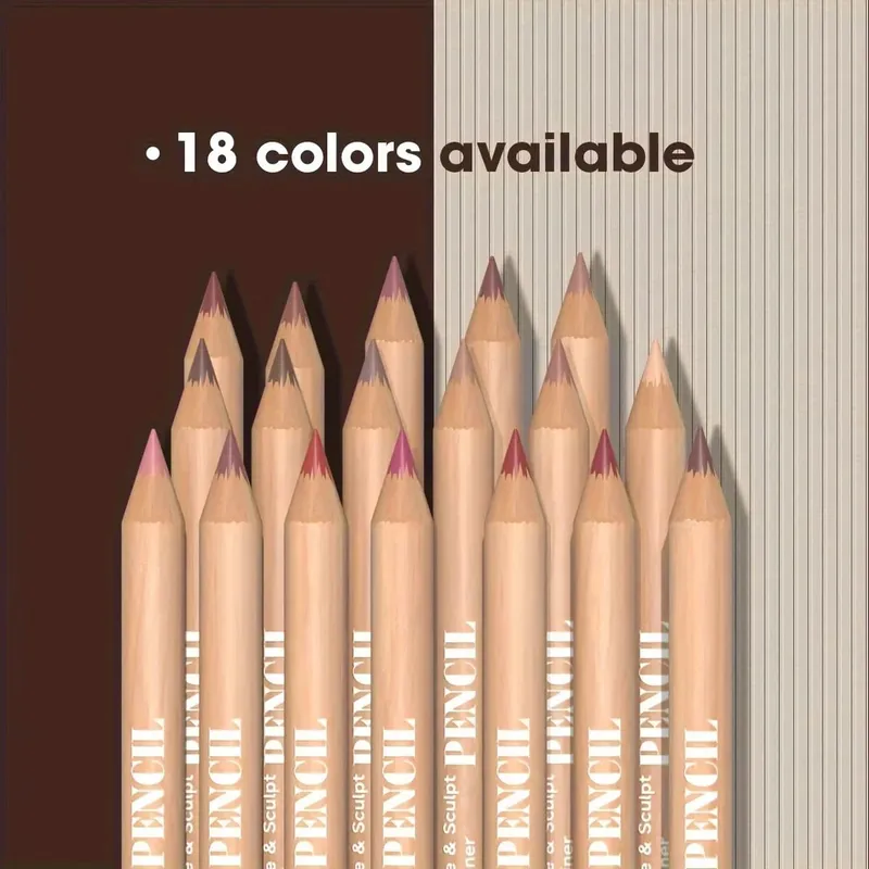 6pcs Set Nude Lip Liner Set Long-Lasting Waterproof Velvet Matte Lip Pencil Lip Makeup Berry Brown Pink — image 7