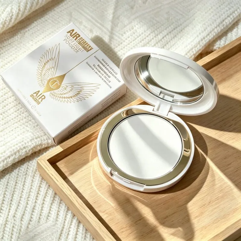 Charlotte Tilbury mate ajuste polvo prensado 4 colores base líquida Hollywood filtro impecable CT bolsa de maquillaje cosméticos de regalo — image 16