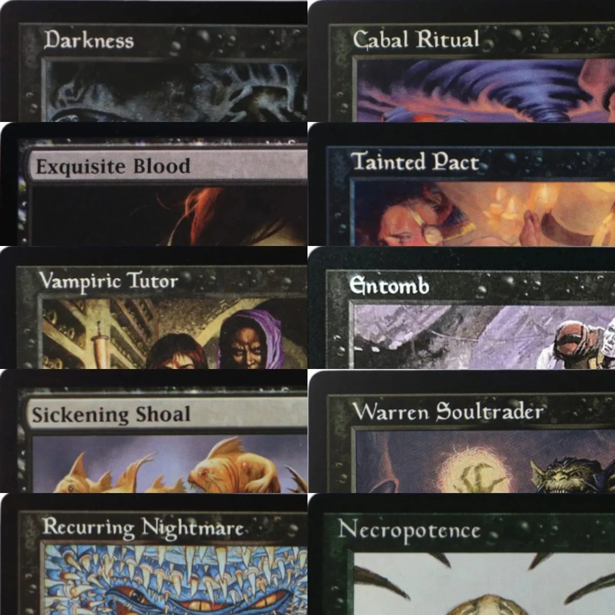 LK19 Nghi lễ Cabal Trị liệu Tiêu diệt Gia sư Quỷ yếu Bóng tối Phong ấn Hoàng gia Thẻ proxy TCG chất lượng cao (Lõi đen) — image 1