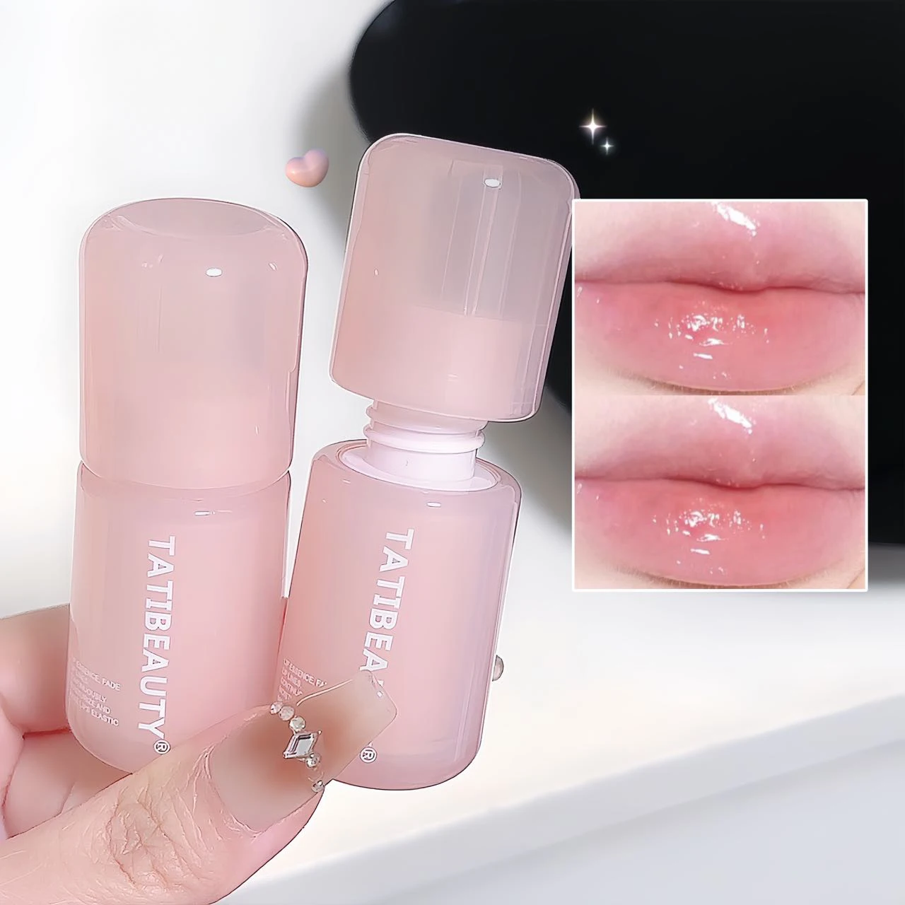 Spiegel Wasser Lip Gloss Kristall Gelee Lippenstift Feuchtigkeitsspendende Plumping Feuchtigkeitsspendende Farbige Lip Tint Lippen Pflege Make-Up Schönheit — image 3