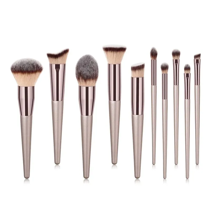1-14 pezzi Pennelli per trucco Set di strumenti Kit di strumenti per pennelli per ombretto Eyeliner Pennelli per cosmetici Maquiagem Morbidi per la pelle — image 23