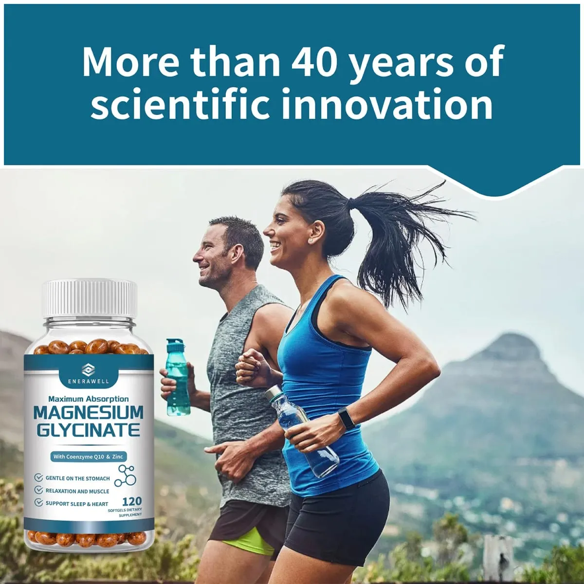 แมกนีเซียม Glycinate 500 มก. อาหารเสริมรองรับระบบประสาทสุขภาพกระดูกและกล้ามเนื้อรองรับความสงบอารมณ์และการผ่อนคลายร่างกายเพื่อสุขภาพที่ดีทุกวัน — image 5