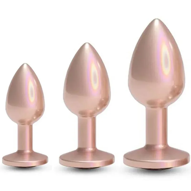 Ensemble de bouchons anaux colorés, petits, moyens et grands, perles anales en métal, Plug Anal, bijoux, jouet sexuel pour femmes et hommes — image 11