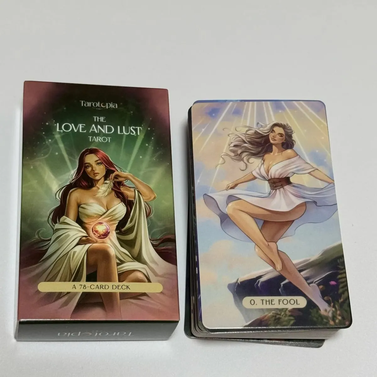 ความรักและ Lust Tarot ภาษาอังกฤษรุ่น 78-การ์ดสำหรับ Passion Intimacy & Soulful Love อ่าน 10.3*6 ซม. — image 3