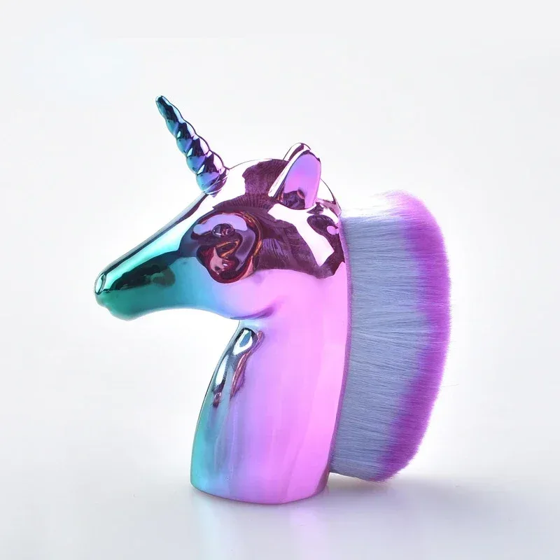 Unicorn Nail Dust Brush Nails Art Accessories Remove Manicure Dust Brush Nail Gel Cleaning Brushes Makeup Brush Manicure Tools — image 11