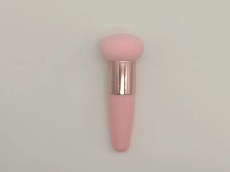 Pennelli per trucco a testa di fungo Spugna cosmetica per soffio di cipria con manico Strumenti di bellezza per trucco professionale per donna