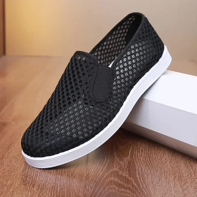 Męskie codzienne trampki Letnie, oddychające siateczkowe Lekkie, tanie buty z bezpłatną wysyłką — image 6