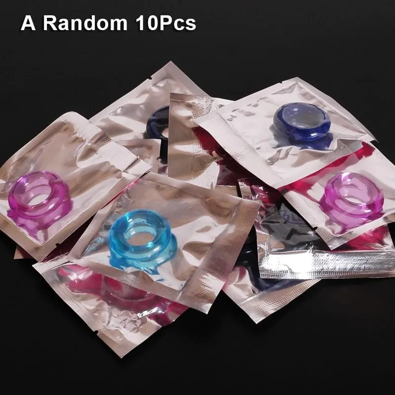 5-20PC Sex Toys Men's Ejaculation Delay Penile Amplifier Lock Sperm Ring Bdsm Erotics Adult Intimate Goods Exotic Accessories