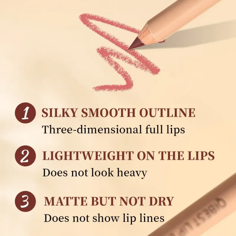 Set Pelapik Bibir Matte 12 Keping Licin dan Mudah Dipakai Pelapis Bibir Kesan Solekan Semulajadi Tidak Luntur dan Tidak Luntur
