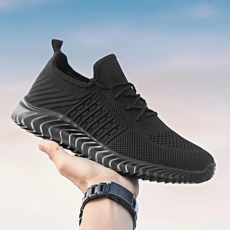 Scarpe sportive da corsa da uomo leggere estive Scarpe casual traspiranti in mesh classiche Scarpe da ginnastica alla moda Scarpe da ginnastica atletiche — image 3