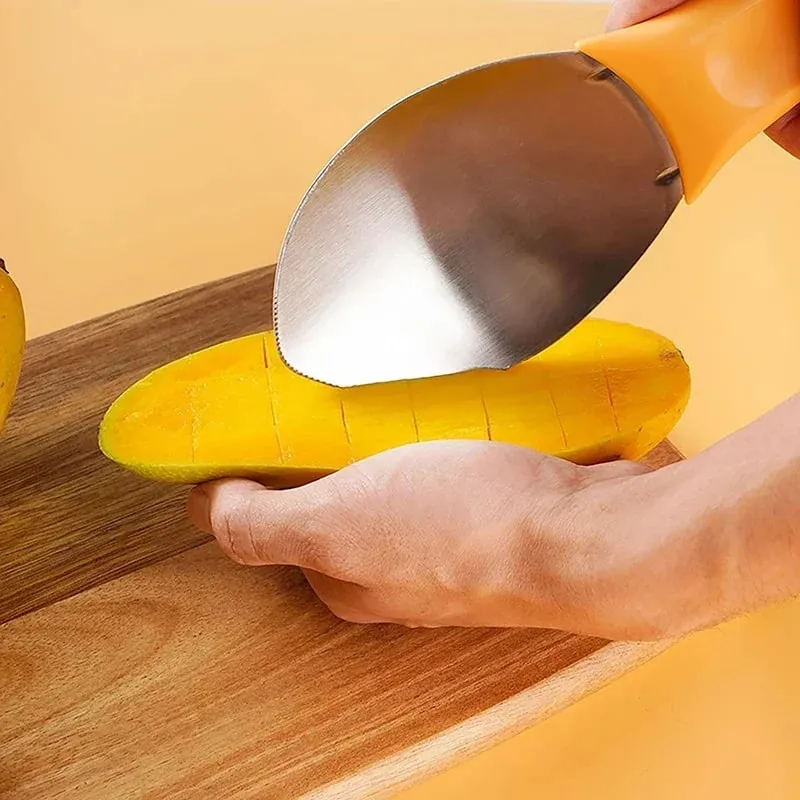 Cortador de Mango multifuncional, cuchara para fruta, cuchillo para cortar sandía, herramientas para cortar Mango, cuchara en cubitos, utensilios de cocina, 1 ud. — image 4