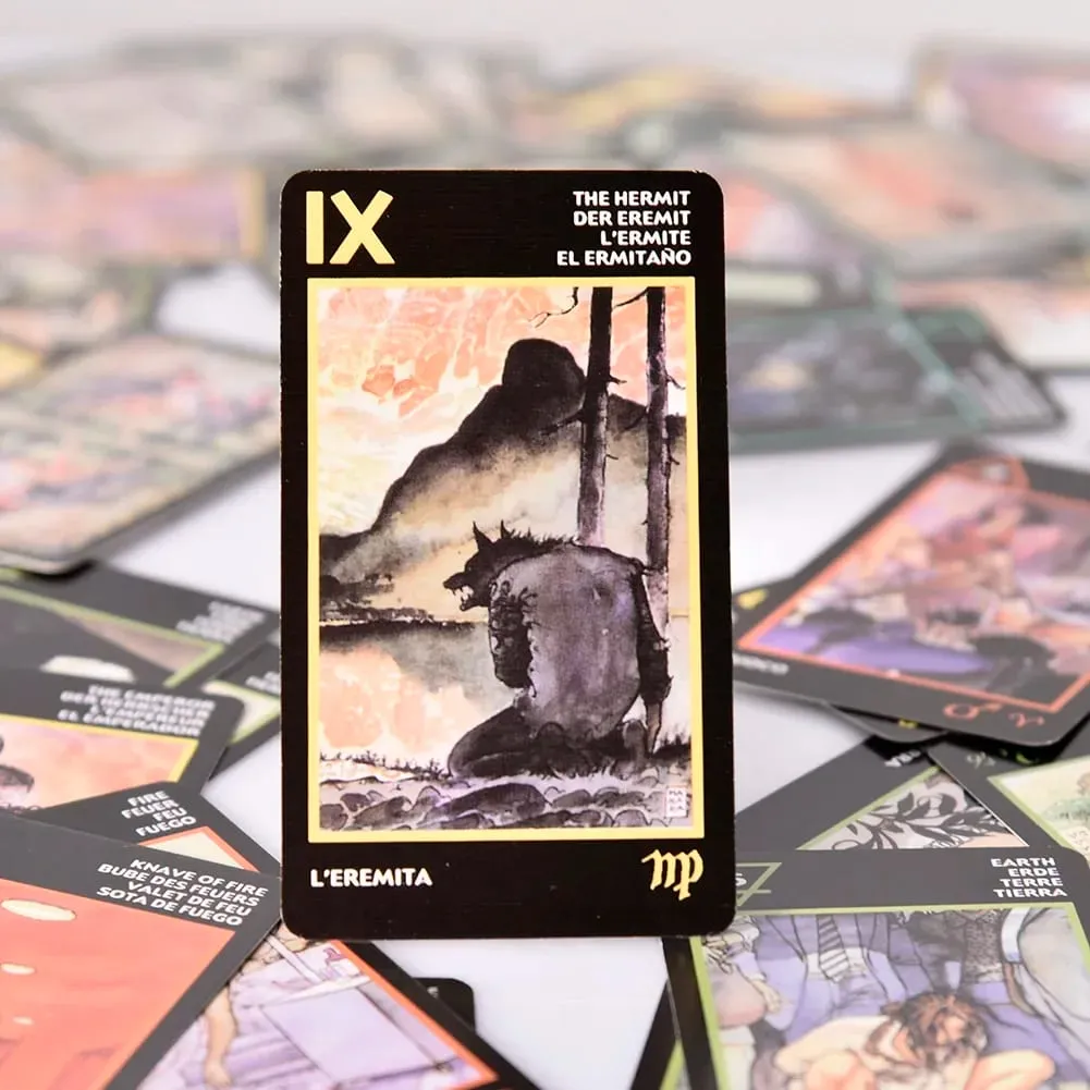 Tarot de Manara Cards A 78 Deck PDF Guide Divination fate tarot deck jeu de société pour usage personnel Jouer à des jeux — image 4