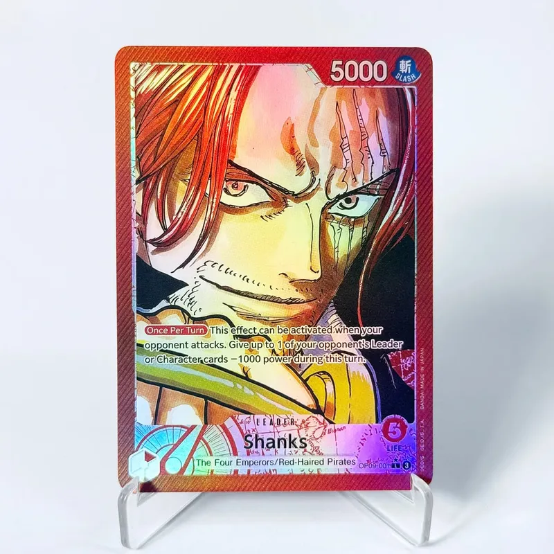 OP09 One Piece Emperors in the New World Deck organisé Luffy Shanks Roger Buggy Zoro Dragon Foil Cartes proxy texturées Anglais — image 13