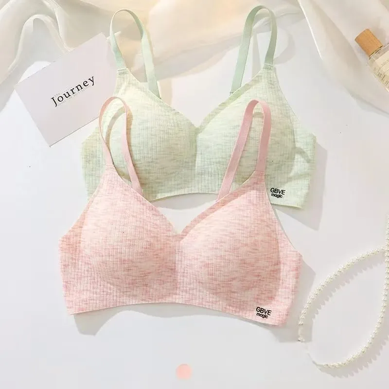ผู้หญิง Non-trace Jelly Push-Up Bra นุ่มสบาย Anti-Sagging ชุดชั้นในไม่มี Underwire สำหรับทุกวัน W — image 7