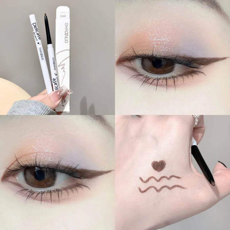Crayon Eyeliner Gel mat imperméable, lisse, noir et blanc, stylo pour les yeux, maquillage longue durée, cosmétiques de beauté — image 10